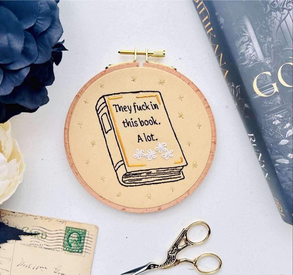 They fuck in this book // PDF Pattern Download 5” hoop - Image 3