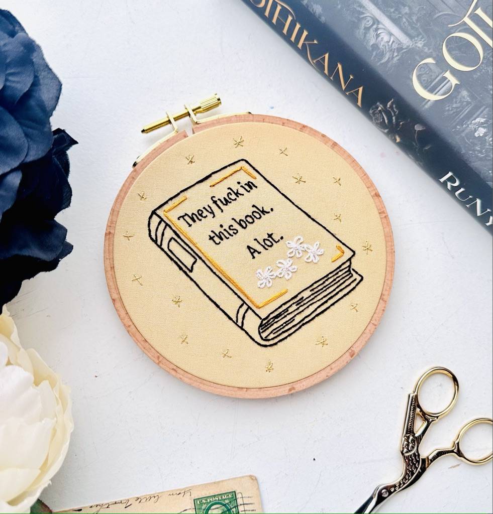 They fuck in this book // PDF Pattern Download 5” hoop - Image 2