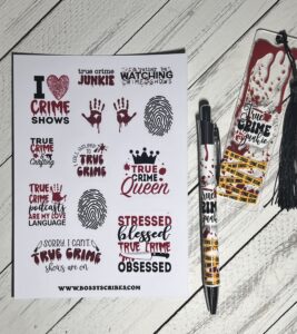 True Crime Stationery Gift Set