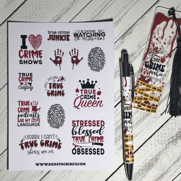 True Crime Stationery Gift Set