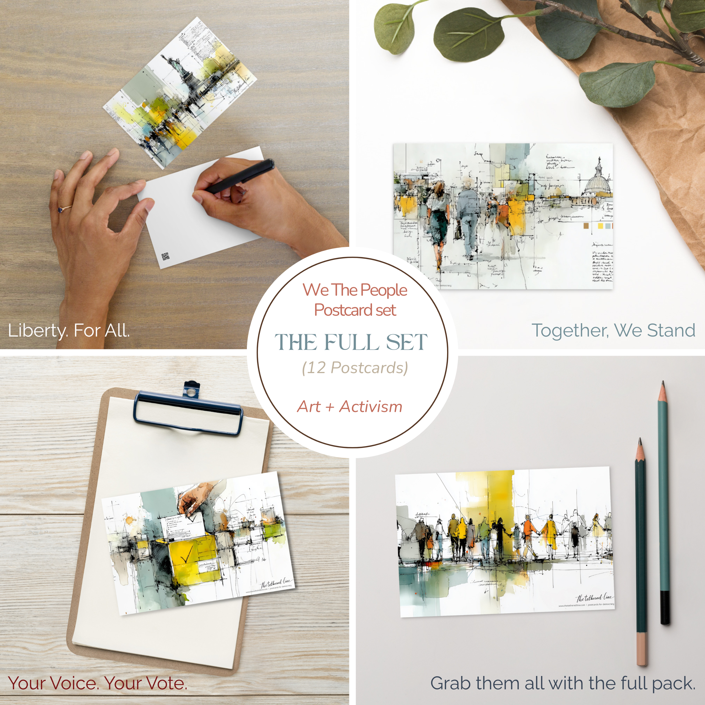 Postcards for Democracy (Set of 12) - Image 2