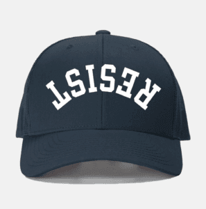 Resist Embroidered Trucker Hat
