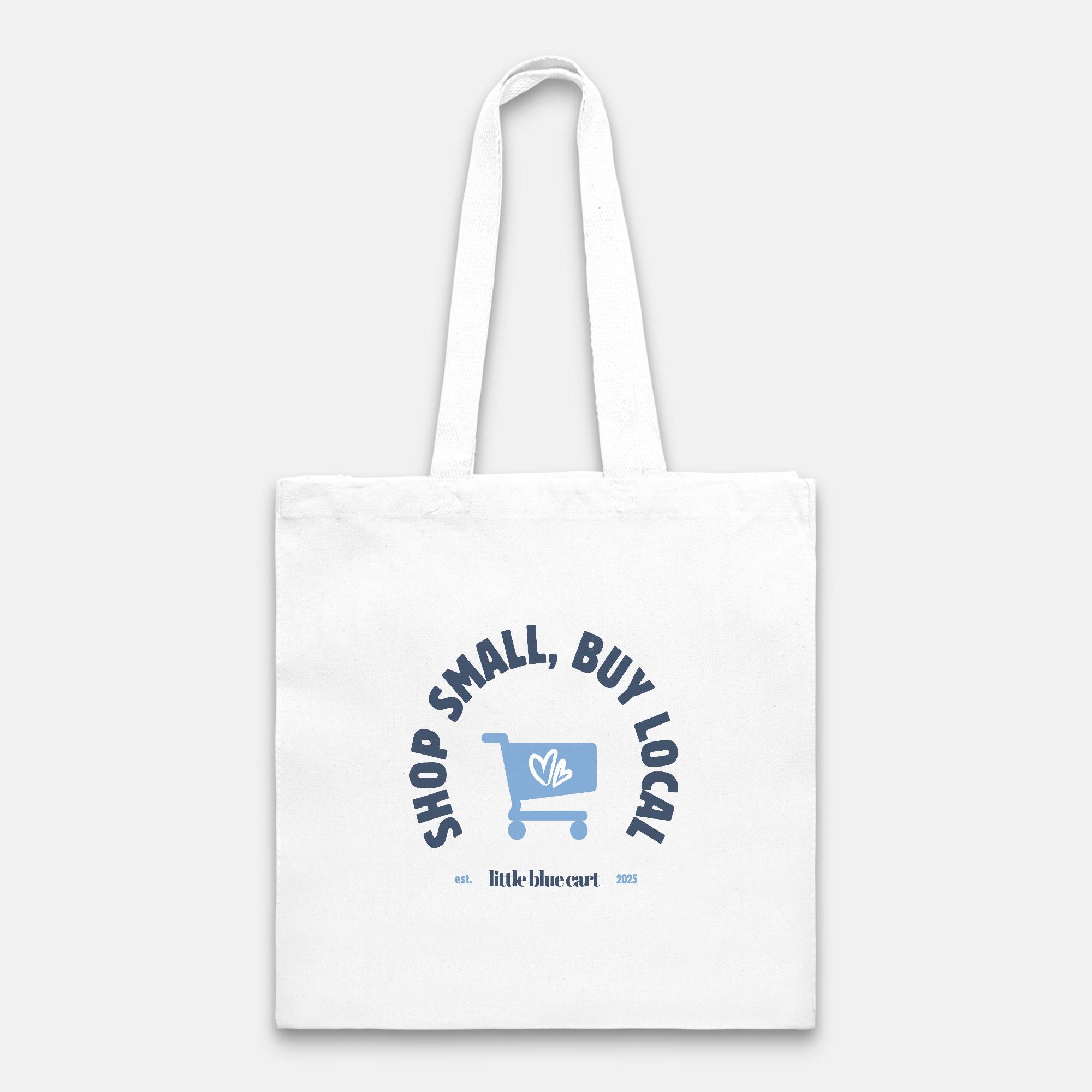 Shop Small Buy Local Tote Little Blue Shop