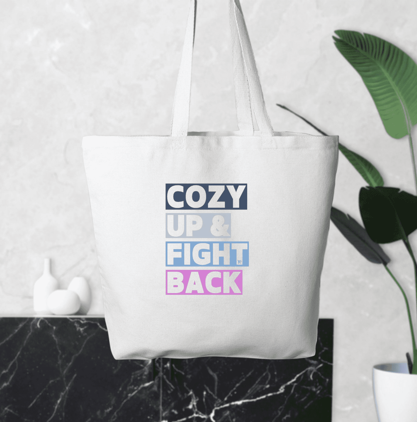 Cozy Up & Fight Back Tote - Image 2