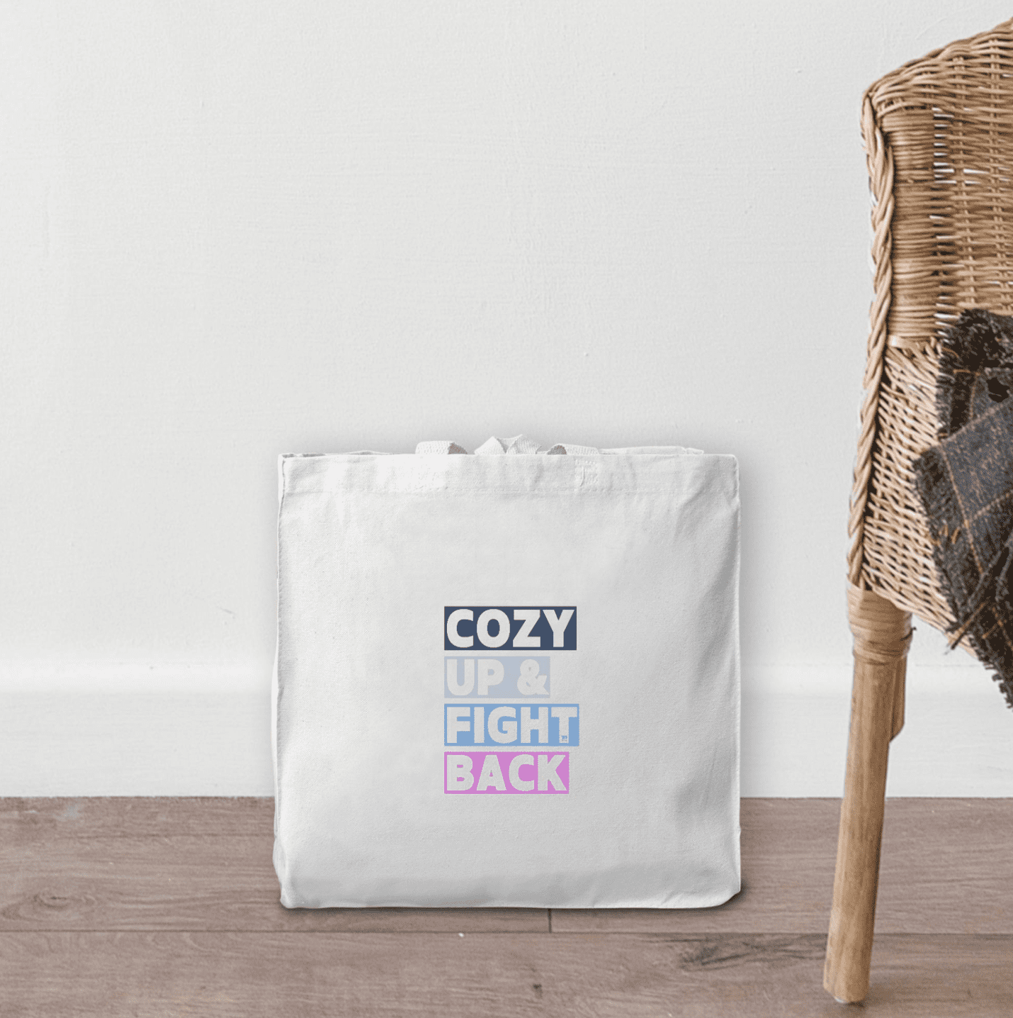 Cozy Up & Fight Back Tote - Image 4