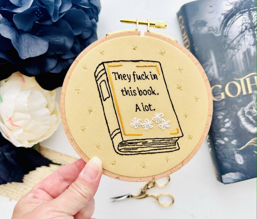 They fuck in this book // PDF Pattern Download 5” hoop - Image 4