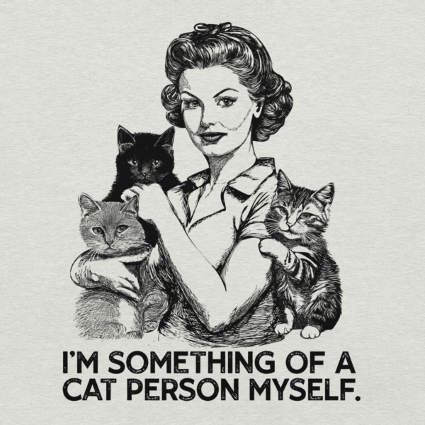 Retro Cat Lover T-Shirt: Cat Lady Pin-Up Graphic Tee