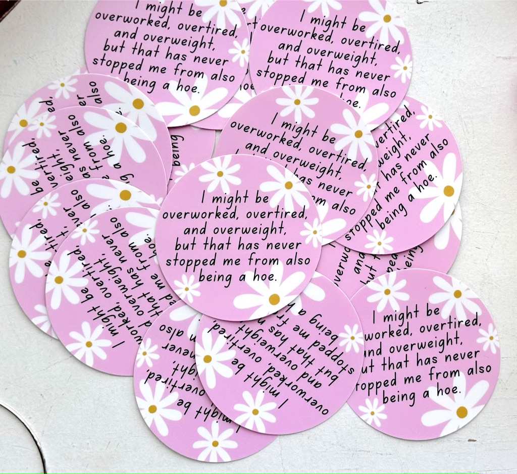 STICKER!! Overworked - Image 2