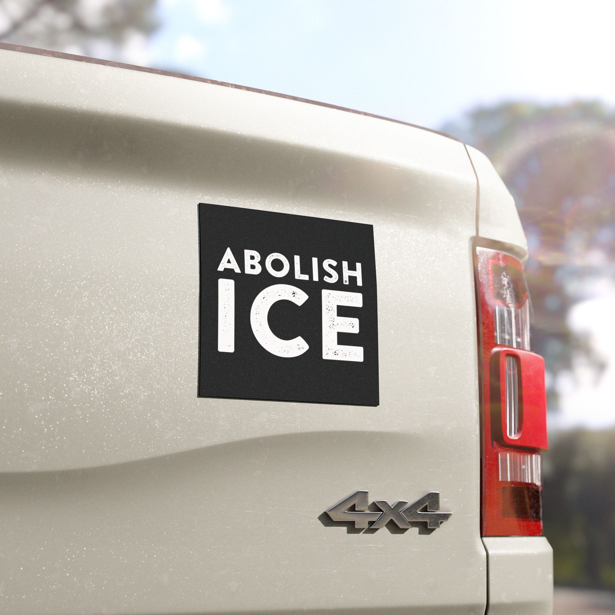 abolish ice bumper magnet