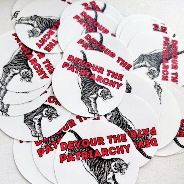 STICKER!! Devour the patriarchy