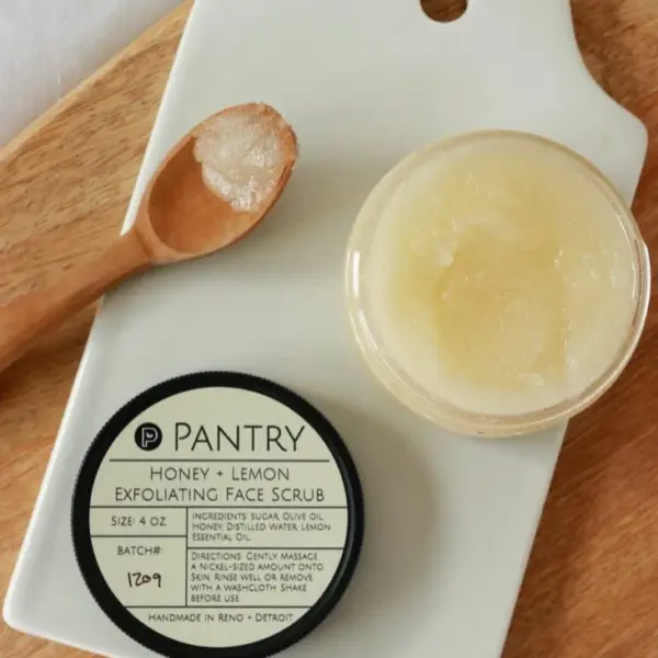 Honey + Lemon Exfoliating Face Scrub