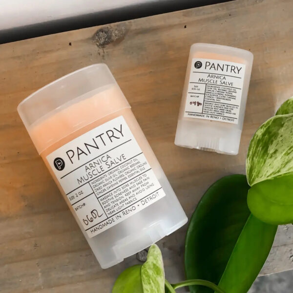 Arnica Muscle Salve 2 oz. | Sore Muscle, Sprains + Strains Balm