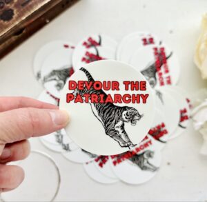 STICKER!! Devour the patriarchy