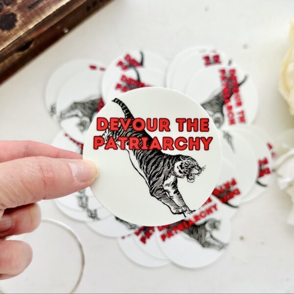 STICKER!! Devour the patriarchy