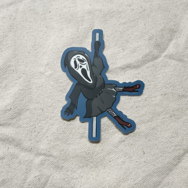 Spooky Pole Dancer Sticker (Matte)