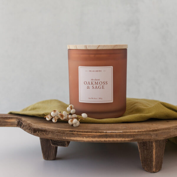 Oakmoss & Sage – The Classic Soy Wax Candle