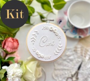 Cunt 4 inch Monochrome Embroidery // KIT Multiple color options