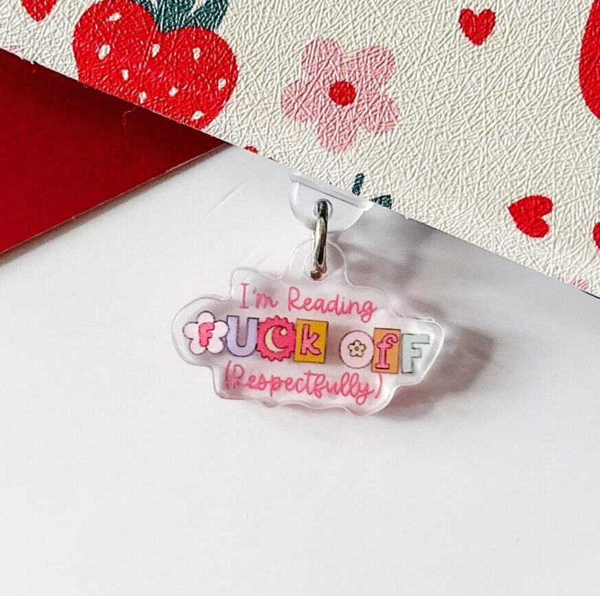 F Off I'm Reading e-Reader Dust Plug