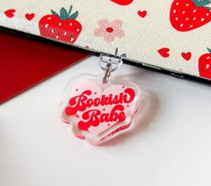 Bookish Babe e-Reader Dust Plug