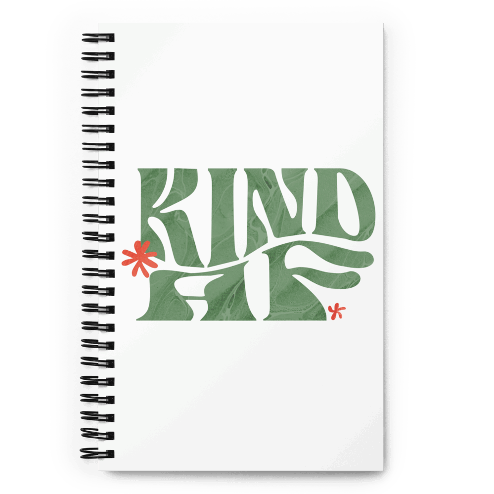 Spiral Notebook – Kindness Project - Kind AF