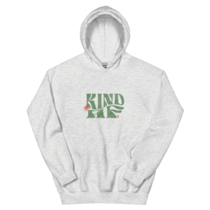 Unisex Hoodie (white or grey) – Kindness Project - Kind AF