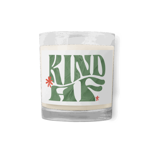 Glass Jar Soy Wax Candle – Kindness Project – Kind AF