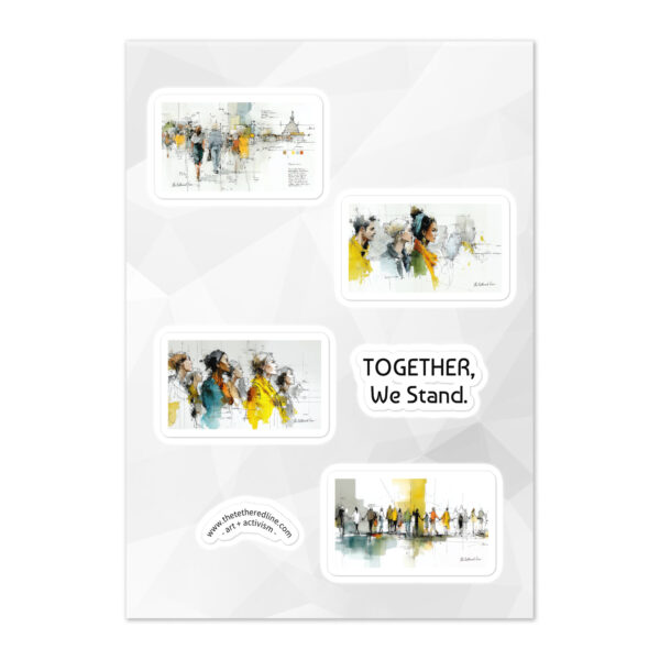 We The People – Complete Sticker Collection (3 sheets, 12 designs)