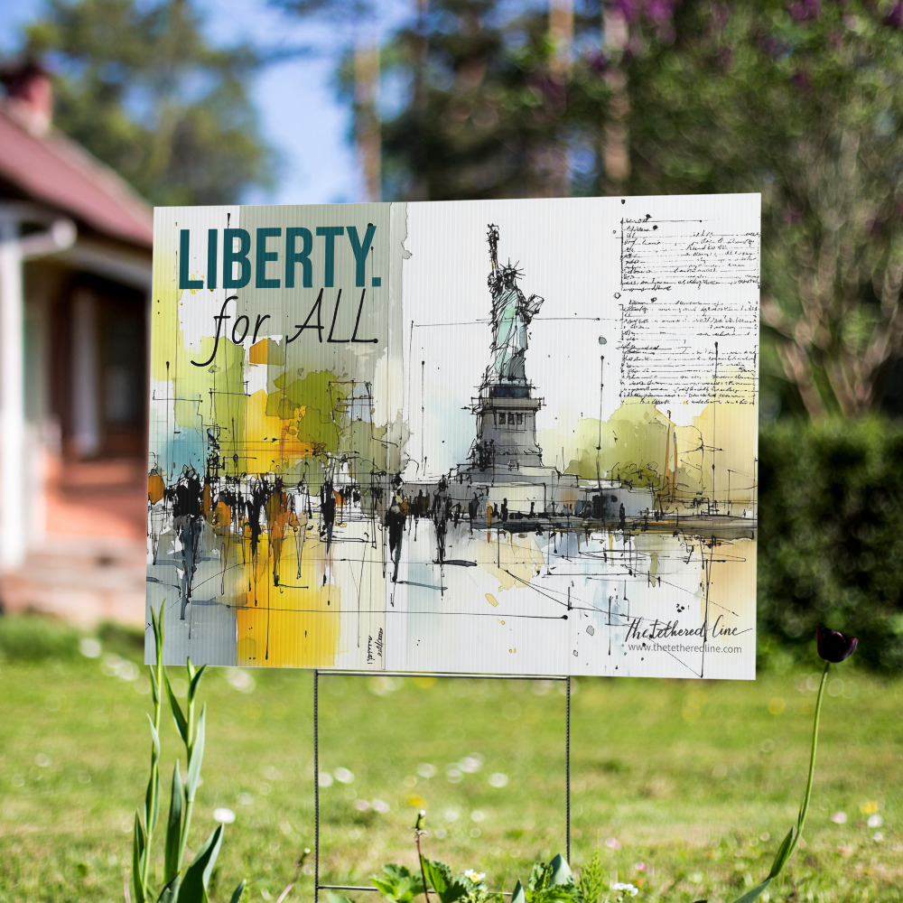 We The People - Liberty. For All - Yard Sign - Image 12