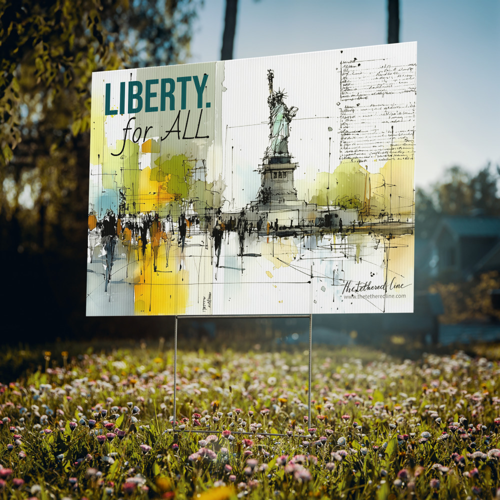 We The People - Liberty. For All - Yard Sign - Image 10
