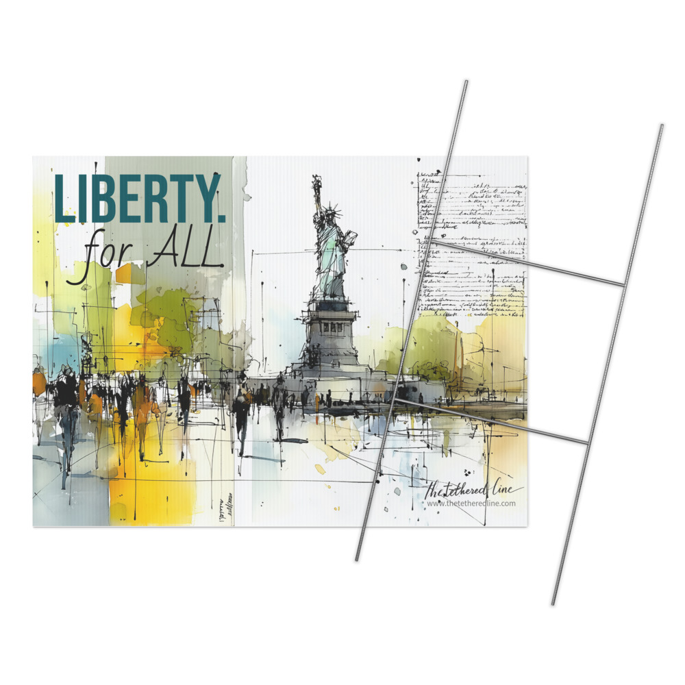 We The People - Liberty. For All - Yard Sign - Image 7