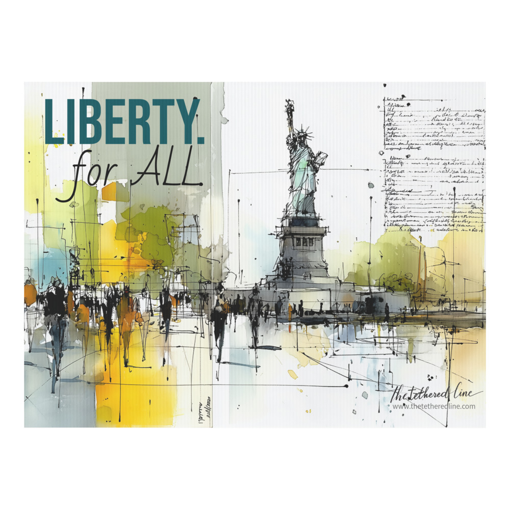 We The People - Liberty. For All - Yard Sign - Image 5