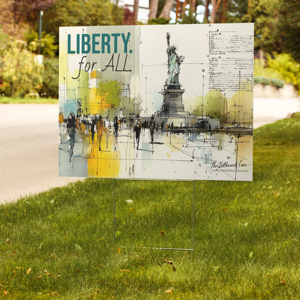 We The People - Liberty. For All - Yard Sign - Image 15