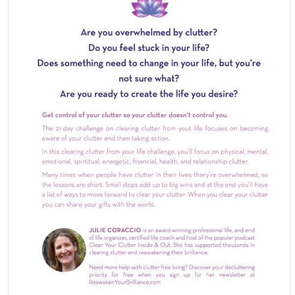 How to Declutter Your Home & Your Life Book: Decluttering 21-Day Challenge