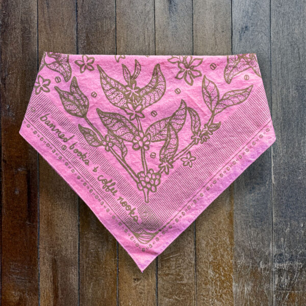 ‘Banned Books & Coffee Nooks’ 100% Cotton Bandana
