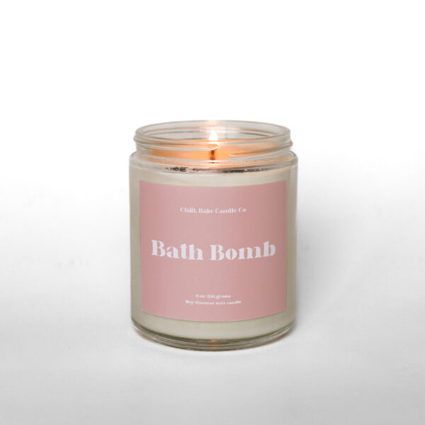 Bath Bomb Candle | Citrus + Jasmine + Patchouli