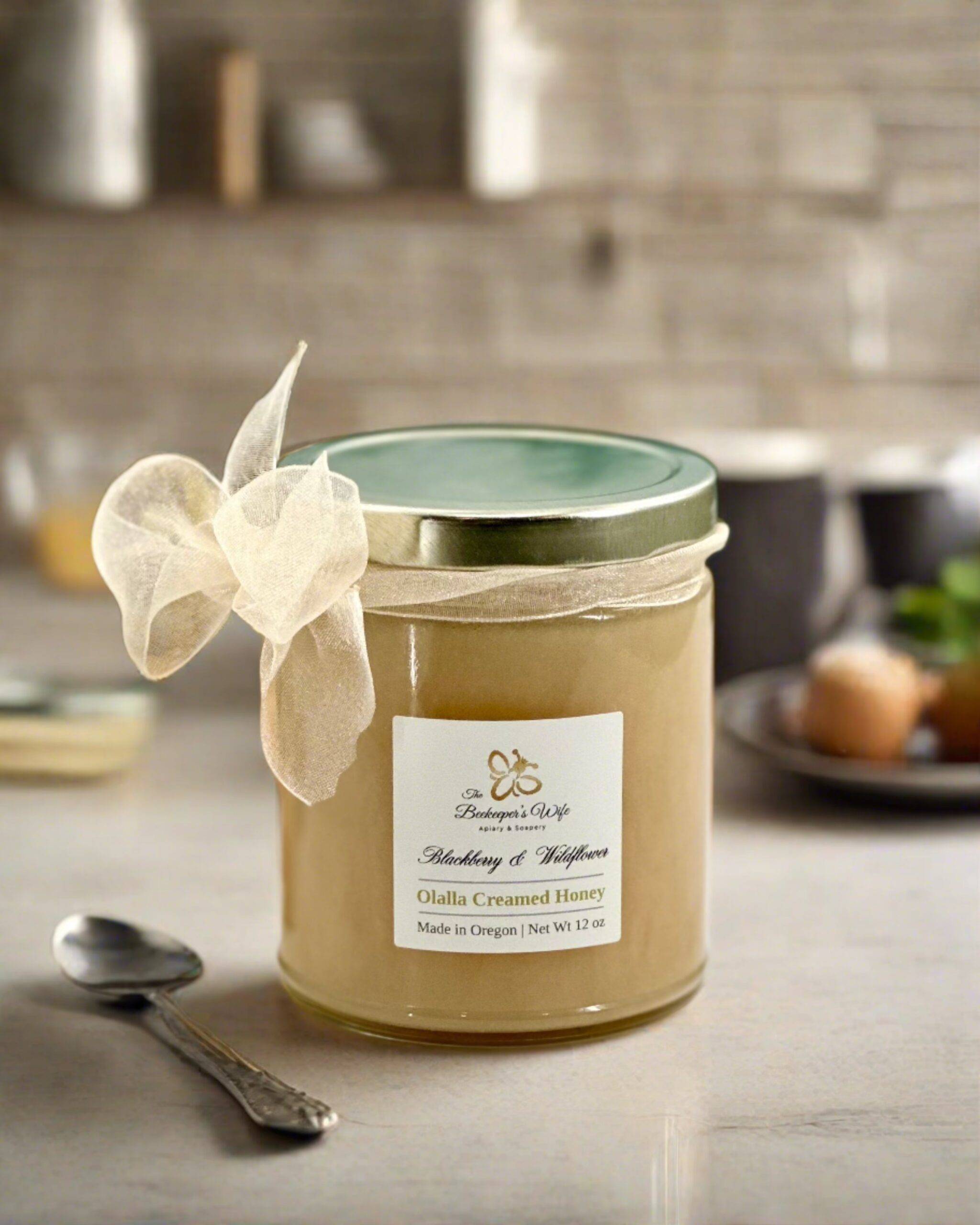 Handcrafted Creamed Honey from Oregon