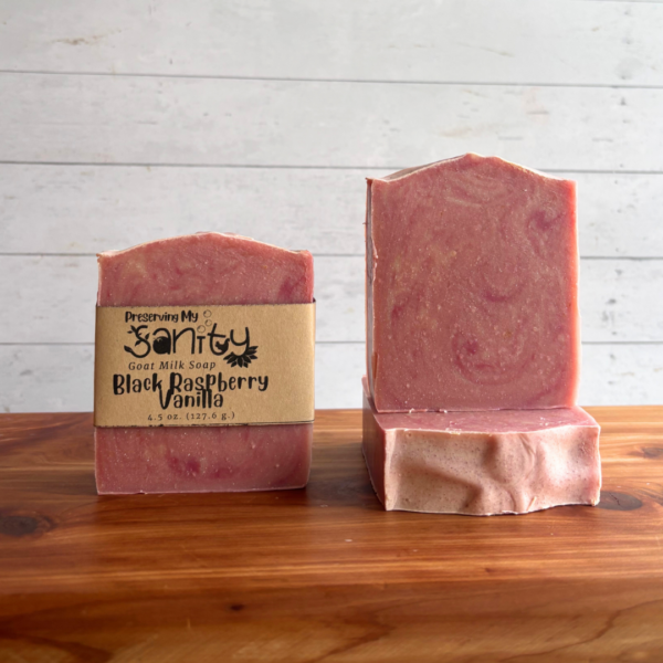 Black Raspberry Vanilla Goat Milk Soap