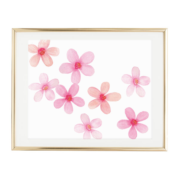 Watercolor Cherry Blossom Art Print
