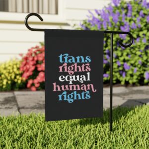 trans rights equal human rights flag