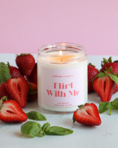Flirt With Me Candle | Strawberry + Basil + Vanilla