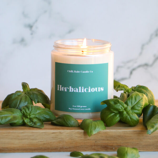 Herbalicious Candle | Oregano + Basil + Thyme