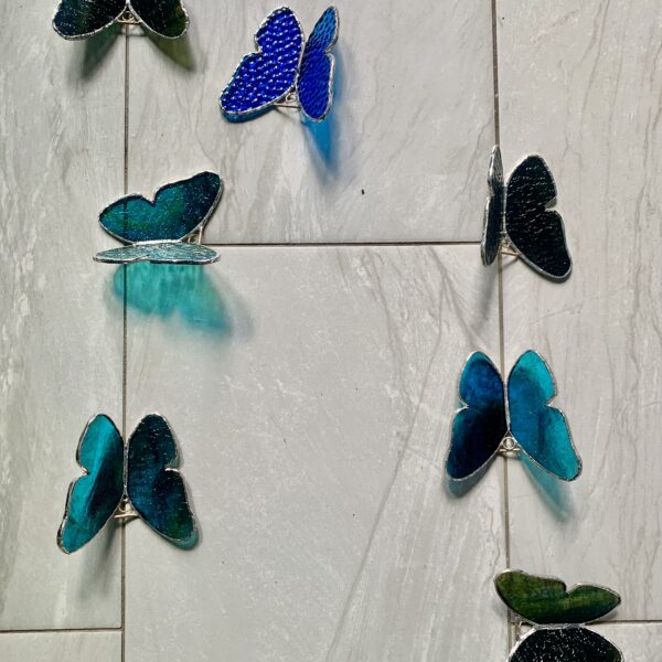 Stained glass butterfly Kanch 3D