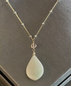 Jade & Tourmaline Pendant