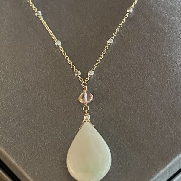 Jade & Tourmaline Pendant