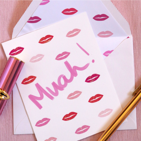 Muah! Kiss Greeting Card