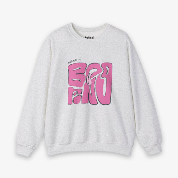 NORMAL IS BORING ADULT SWEATSHIRT