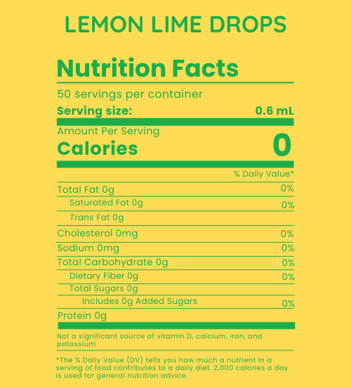 Natural Lemon Lime Water Enhancer | Sugar-Free, Zero Calories, Monk Fruit Sweetened | Glass Bottle for On-the-Go Hydration | Kids & Adults | 50 Servings - Image 4