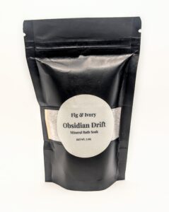 Obsidian Drift Mineral Bath Soak