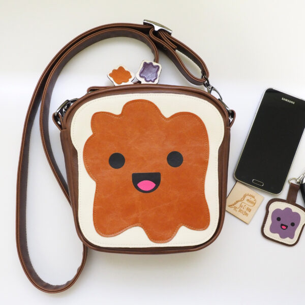 Peanut Butter and Jelly Crossbody Bag