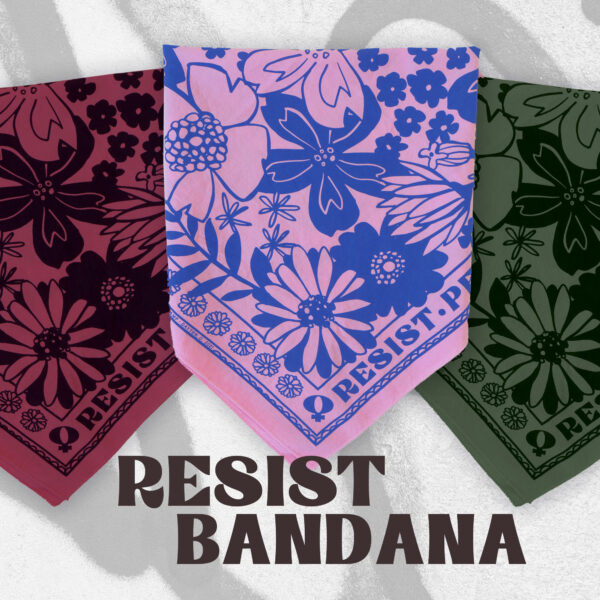 ‘Resist Bandana’ 100% Cotton Bandana